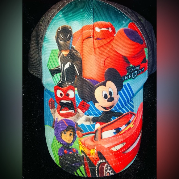 Disney Infinity Youth Multi-Character Adjustable Snapback Baseball Cap OSFM - Picture 11 of 12